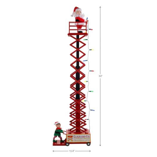 4ft. Animated & Musical Santa's Lift